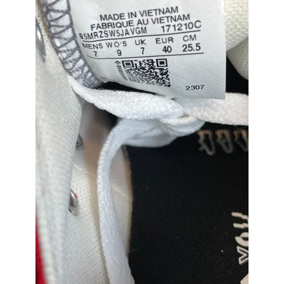 Converse Chuck Taylor Platform OX Womens Size 9 Shoes Red White Casual 171210C - Picture 8 of 8